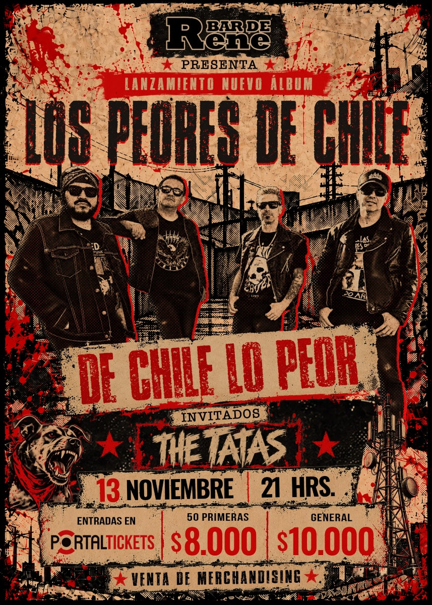 ''De Chile lo Peor'': Los Peores de Chile anuncia su nuevo álbum